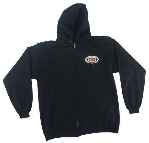 OG Sweatshirt with Zipper- BLACK